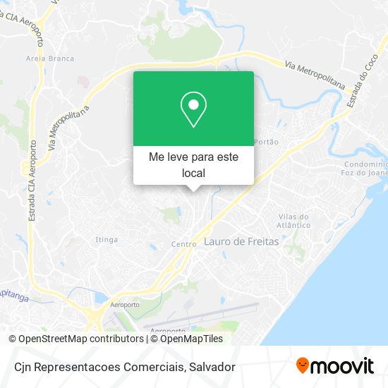 Cjn Representacoes Comerciais mapa