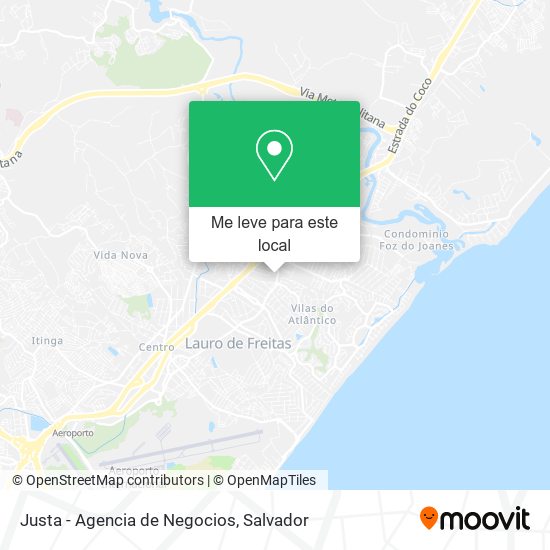 Justa - Agencia de Negocios mapa