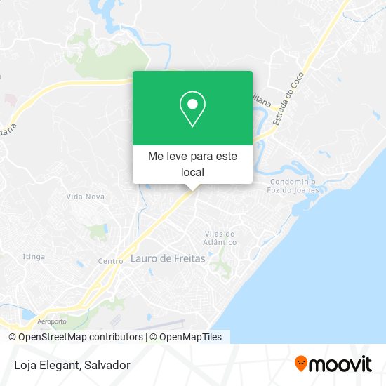 Loja Elegant mapa
