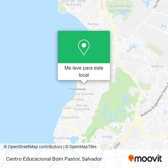 Centro Educacional Bom Pastor mapa