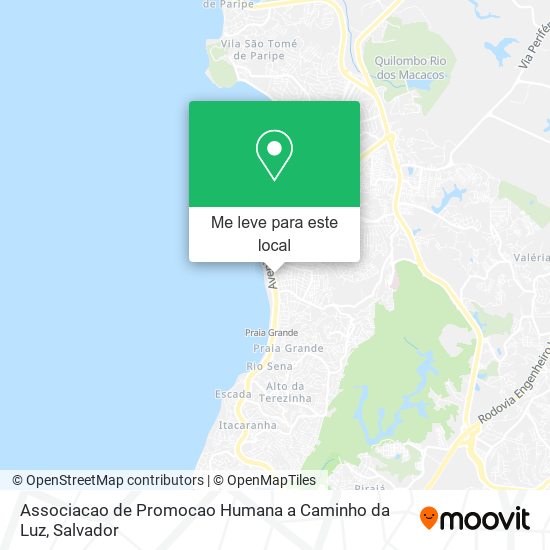 Associacao de Promocao Humana a Caminho da Luz mapa