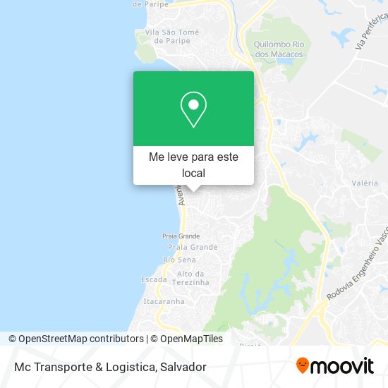 Mc Transporte & Logistica mapa