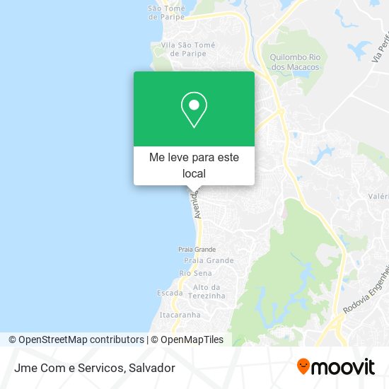 Jme Com e Servicos mapa