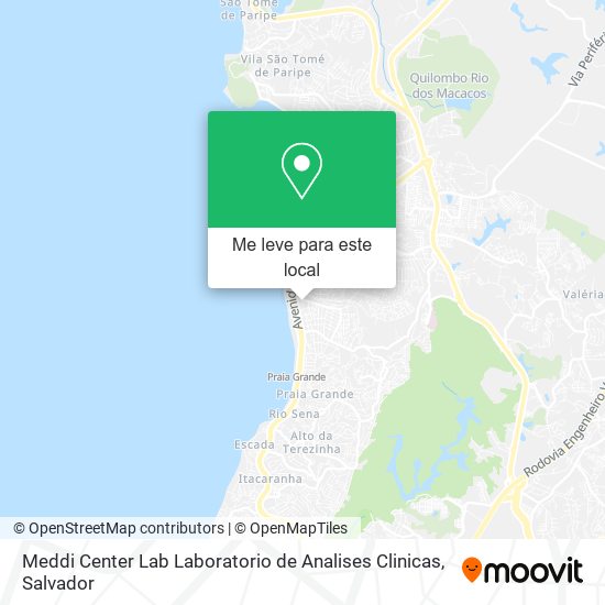 Meddi Center Lab Laboratorio de Analises Clinicas mapa