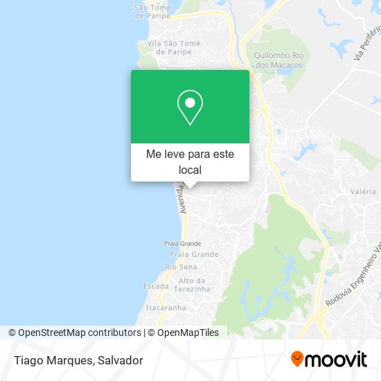 Tiago Marques mapa