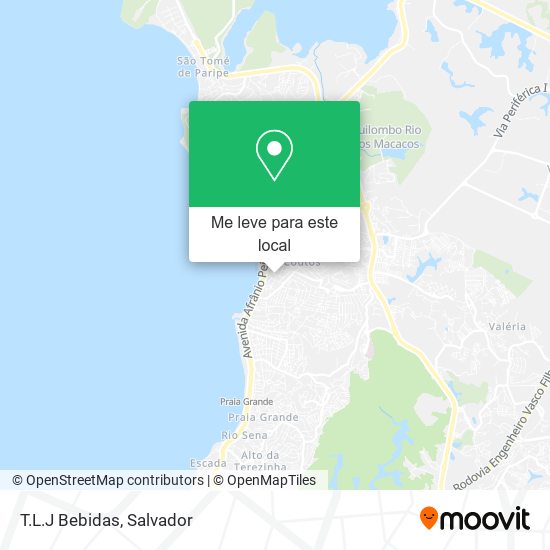 T.L.J Bebidas mapa