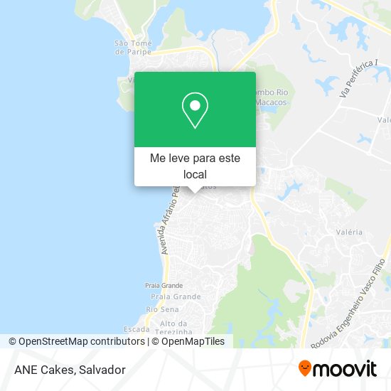 ANE Cakes mapa