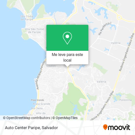 Auto Center Paripe mapa