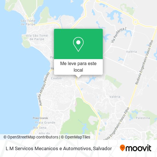 L M Servicos Mecanicos e Automotivos mapa