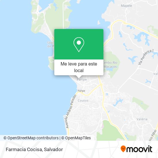 Farmacia Cocisa mapa