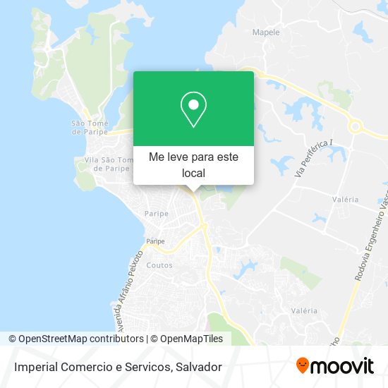Imperial Comercio e Servicos mapa