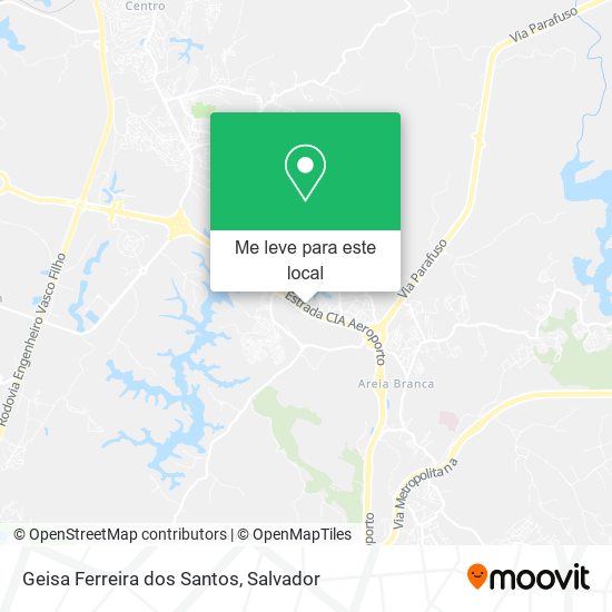 Geisa Ferreira dos Santos mapa