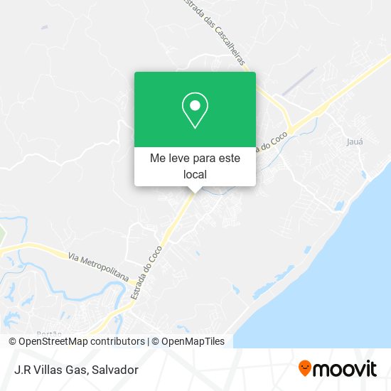 J.R Villas Gas mapa