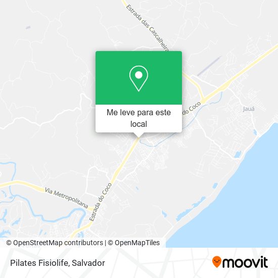 Pilates Fisiolife mapa