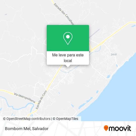 Bombom Mel mapa