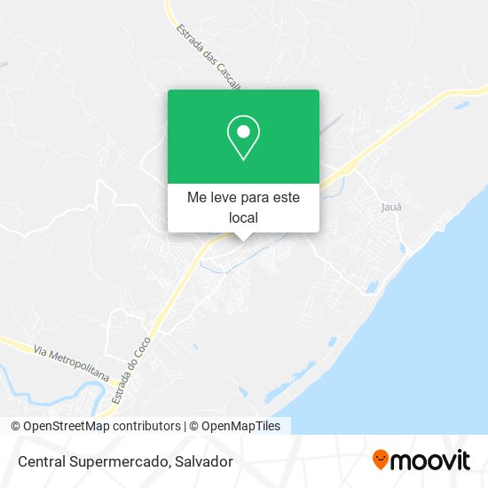 Central Supermercado mapa