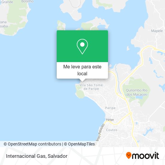 Internacional Gas mapa