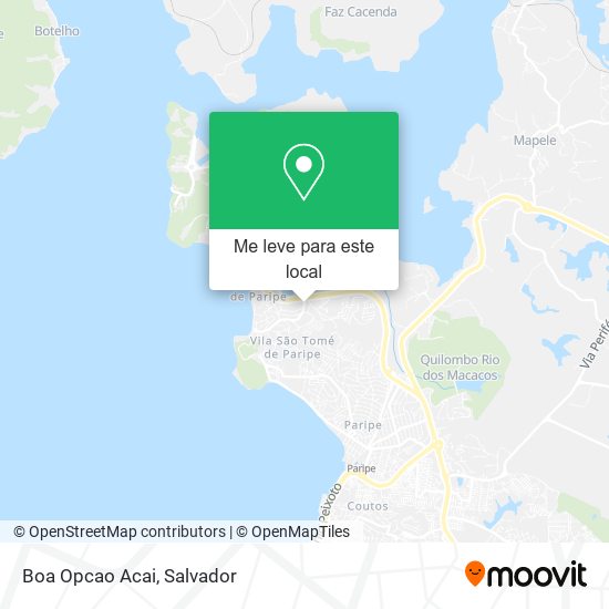 Boa Opcao Acai mapa