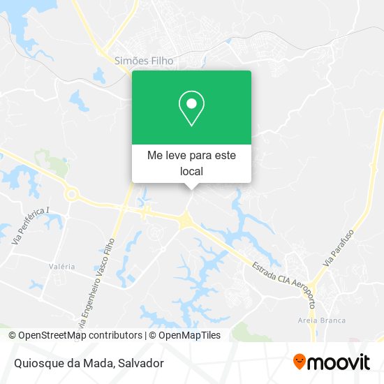 Quiosque da Mada mapa