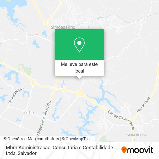 Mbm Administracao, Consultoria e Contabilidade Ltda mapa