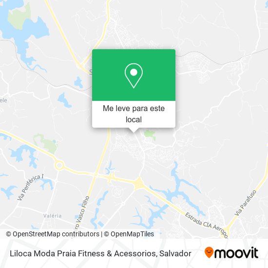 Liloca Moda Praia Fitness & Acessorios mapa