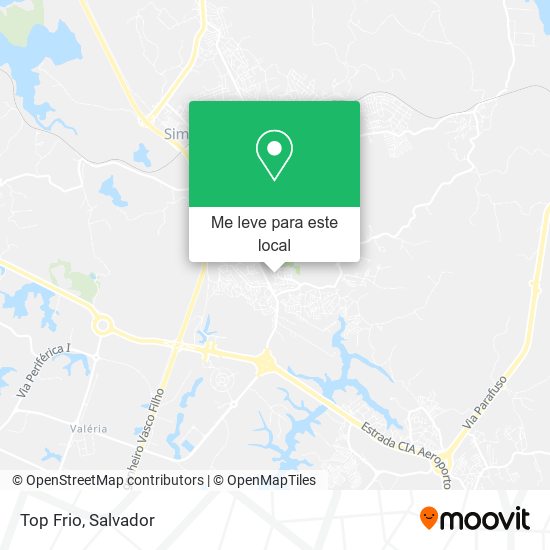 Top Frio mapa