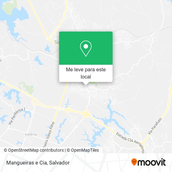 Mangueiras e Cia mapa