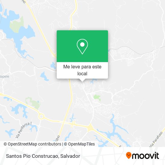 Santos Pio Construcao mapa