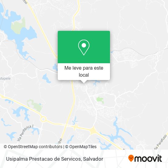 Usipalma Prestacao de Servicos mapa