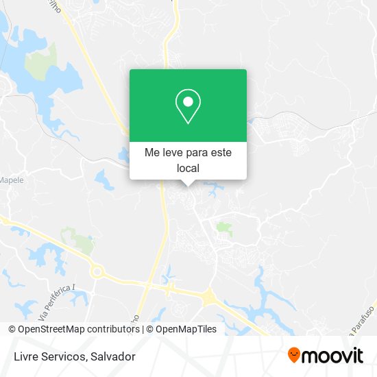 Livre Servicos mapa