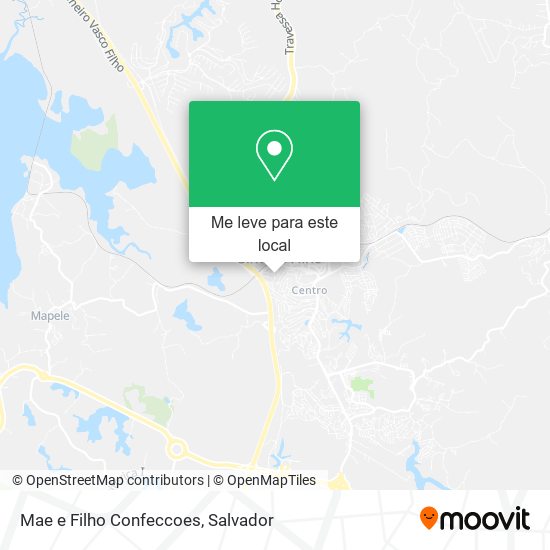 Mae e Filho Confeccoes mapa