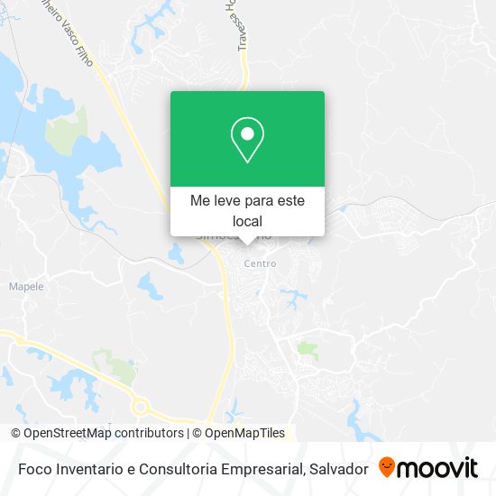 Foco Inventario e Consultoria Empresarial mapa