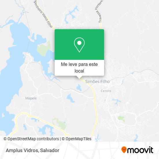 Amplus Vidros mapa