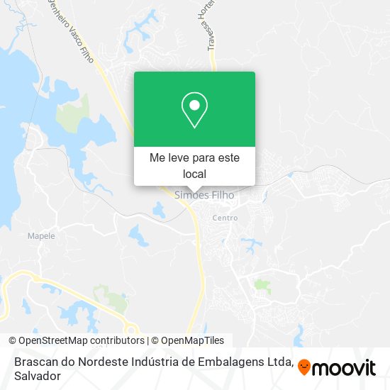 Brascan do Nordeste Indústria de Embalagens Ltda mapa