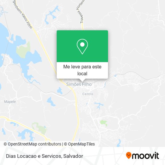 Dias Locacao e Servicos mapa