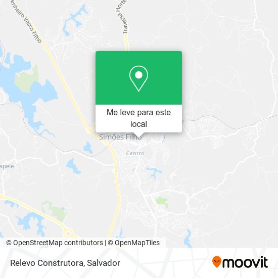 Relevo Construtora mapa