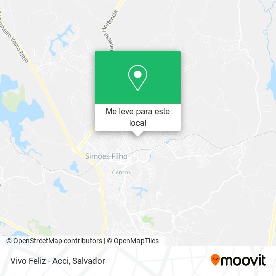 Vivo Feliz - Acci mapa