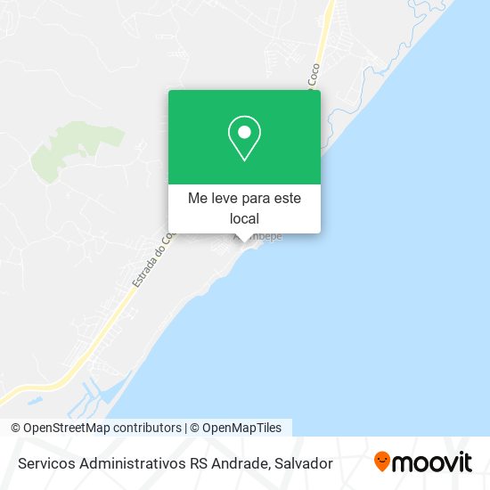 Servicos Administrativos RS Andrade mapa