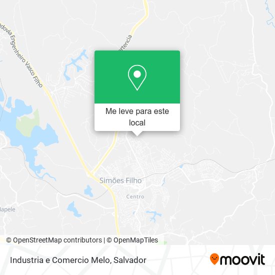 Industria e Comercio Melo mapa
