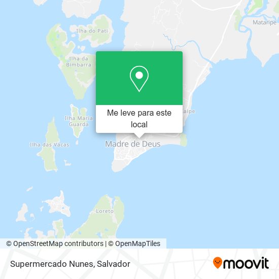 Supermercado Nunes mapa