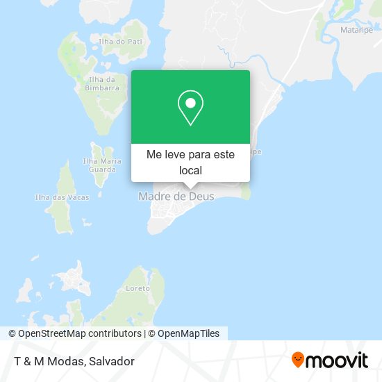 T & M Modas mapa