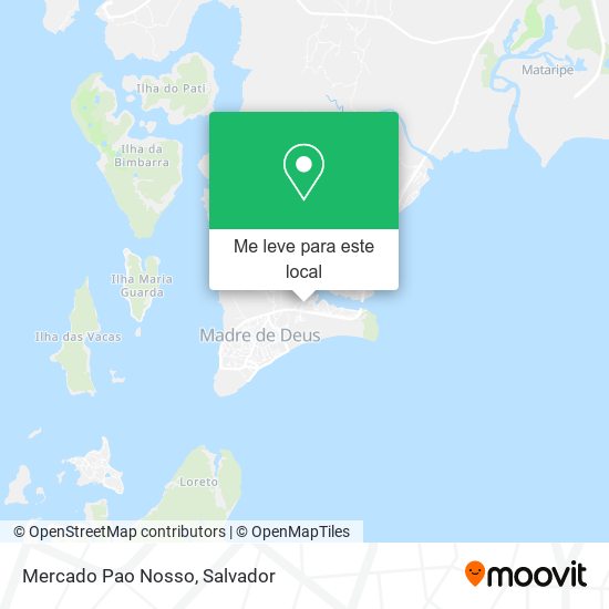 Mercado Pao Nosso mapa