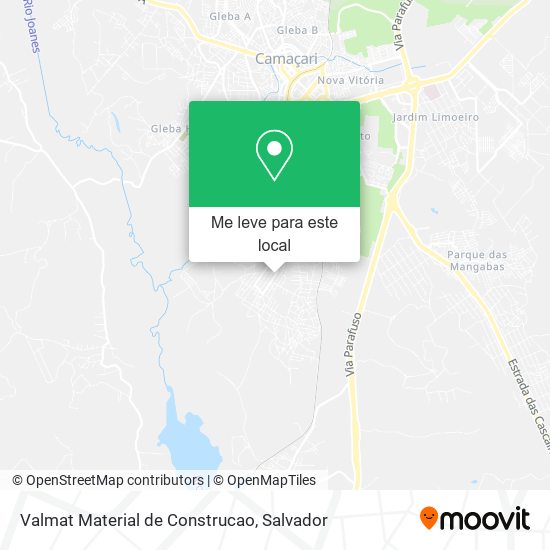 Valmat Material de Construcao mapa