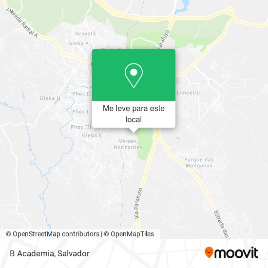 B Academia mapa