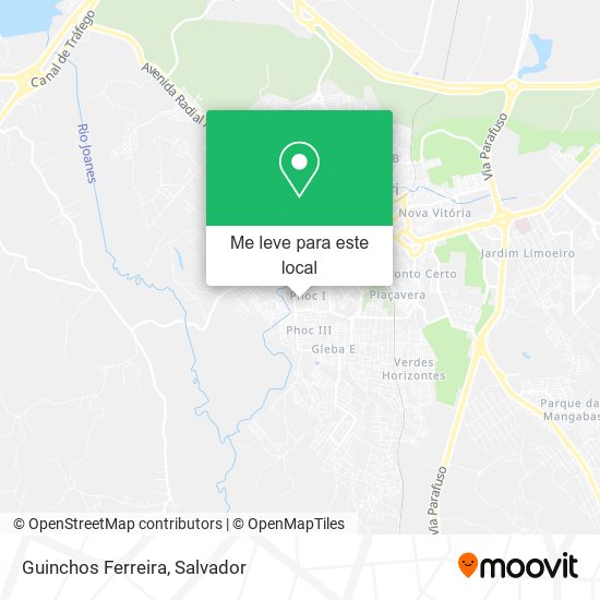 Guinchos Ferreira mapa