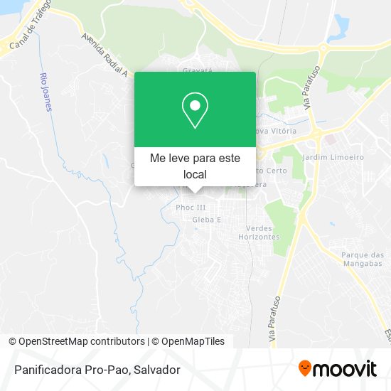 Panificadora Pro-Pao mapa