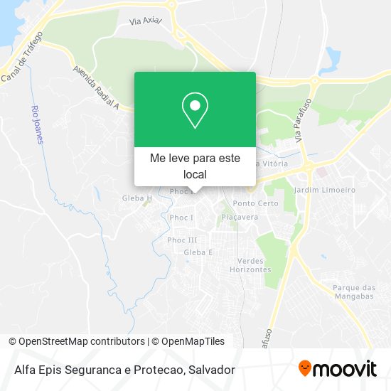 Alfa Epis Seguranca e Protecao mapa