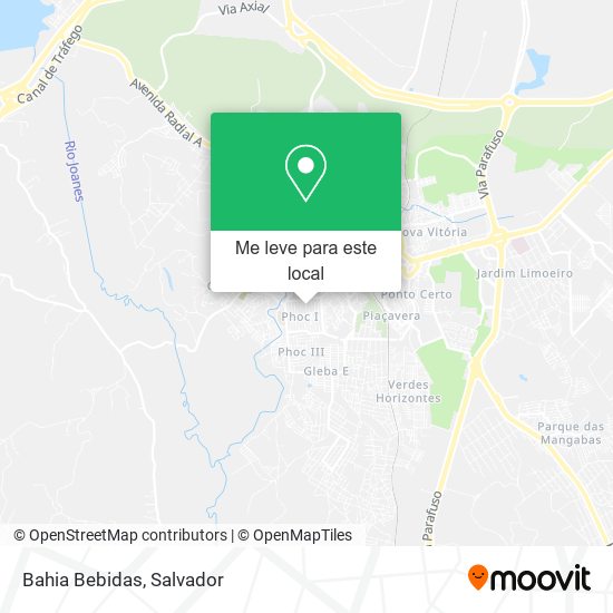 Bahia Bebidas mapa
