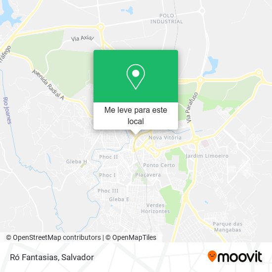 Ró Fantasias mapa