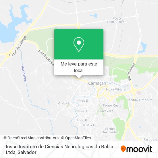 Inscn Instituto de Ciencias Neurologicas da Bahia Ltda mapa